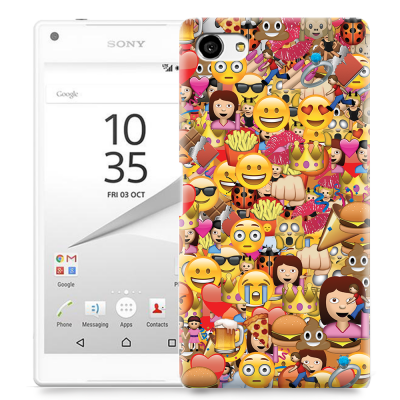 Skal till Sony Xperia Z5 Compact - Emoji - Kollage
