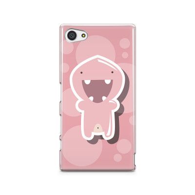 Skal till Sony Xperia Z5 Compact - Glatt Bubbelmonster - Rosa