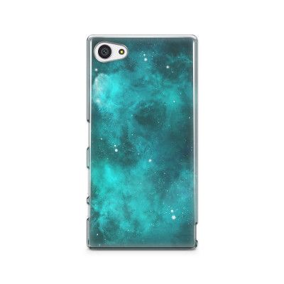 Skal till Sony Xperia Z5 Compact - Green Galaxy