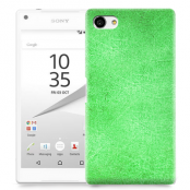 Skal till Sony Xperia Z5 Compact - Grunge texture - Grön