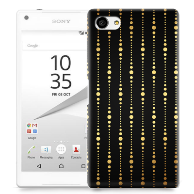 Skal till Sony Xperia Z5 Compact - Gulddrapperi