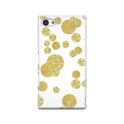 Skal till Sony Xperia Z5 Compact - Guldkonfetti
