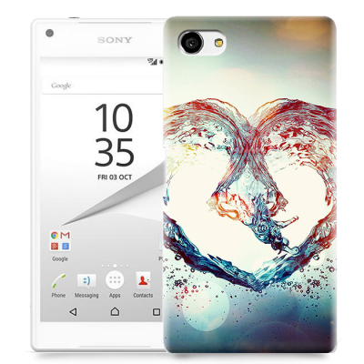 Skal till Sony Xperia Z5 Compact - Hjärta - Vatten