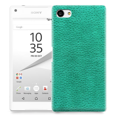 Skal till Sony Xperia Z5 Compact - Knottrig - Grön