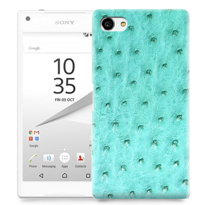Skal till Sony Xperia Z5 Compact - Knottrig - Turkos
