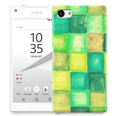 Skal till Sony Xperia Z5 Compact - Målning - Rutor