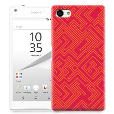 Skal till Sony Xperia Z5 Compact - Mönster - Labyrint