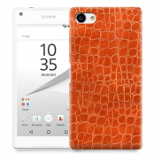 Skal till Sony Xperia Z5 Compact - Mönster - Orange