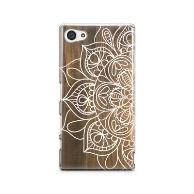 Skal till Sony Xperia Z5 Compact - Mandala - Wood