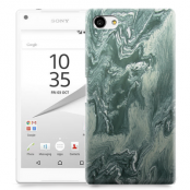 Skal till Sony Xperia Z5 Compact - Marble - Grön