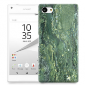 Skal till Sony Xperia Z5 Compact - Marble - Grön