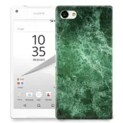Skal till Sony Xperia Z5 Compact - Marble - Grön