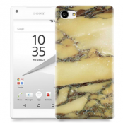 Skal till Sony Xperia Z5 Compact - Marble - Gul