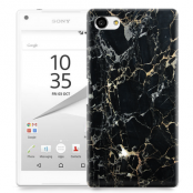 Skal till Sony Xperia Z5 Compact - Marble - Svart