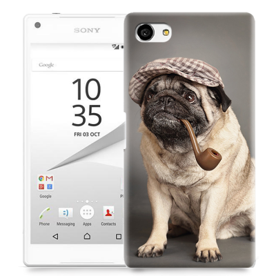 Skal till Sony Xperia Z5 Compact - Mops med keps