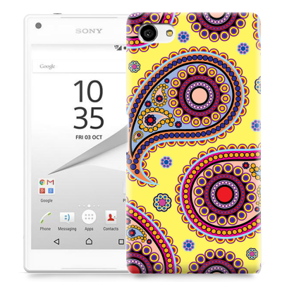 Skal till Sony Xperia Z5 Compact - Orientalisk - Gul