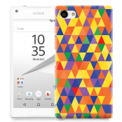 Skal till Sony Xperia Z5 Compact - Polygon - Flerfärgad