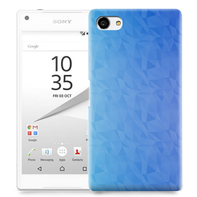 Skal till Sony Xperia Z5 Compact - Prismor - Blå