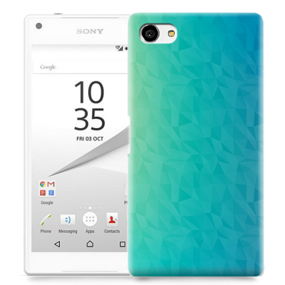 Skal till Sony Xperia Z5 Compact - Prismor - Grön