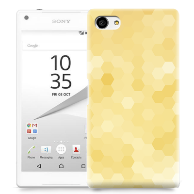 Skal till Sony Xperia Z5 Compact - Prismor - Gul