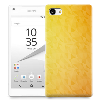 Skal till Sony Xperia Z5 Compact - Prismor - Gul