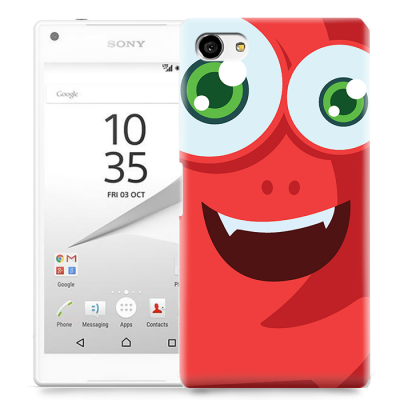 Skal till Sony Xperia Z5 Compact - Rött monster