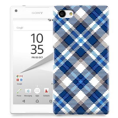 Skal till Sony Xperia Z5 Compact - Randigt och rutigt