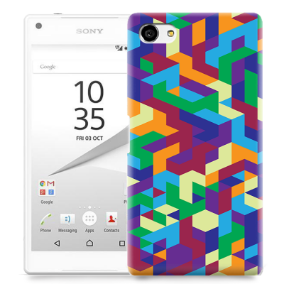 Skal till Sony Xperia Z5 Compact - Retro mönster