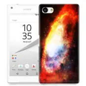 Skal till Sony Xperia Z5 Compact - Rymden - Röd
