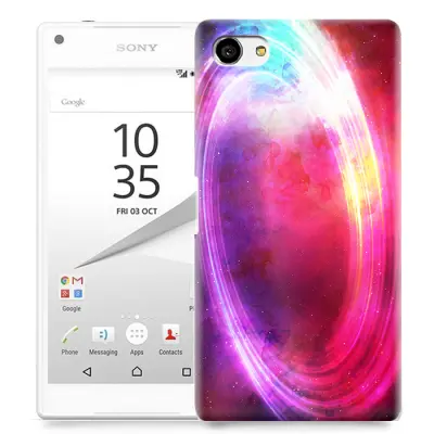 Skal till Sony Xperia Z5 Compact - Rymden - Rosa