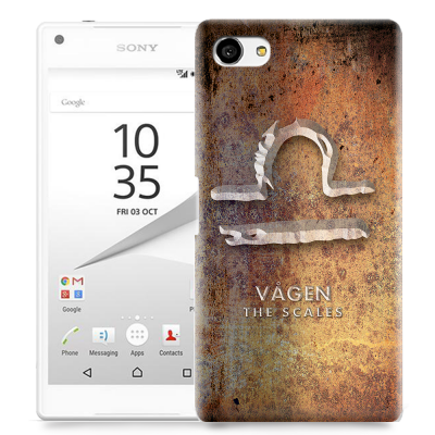 Skal till Sony Xperia Z5 Compact - Stjärntecken - Vågen