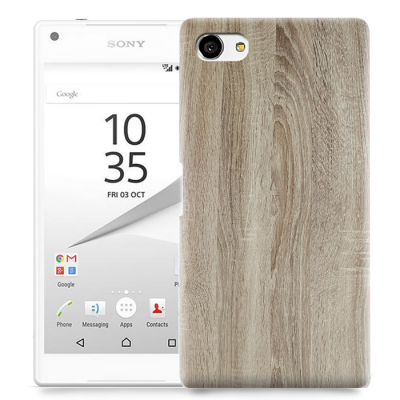 Skal till Sony Xperia Z5 Compact - Trä - Ek
