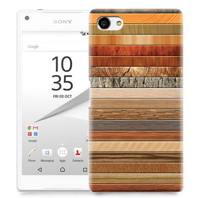 Skal till Sony Xperia Z5 Compact - Träslag