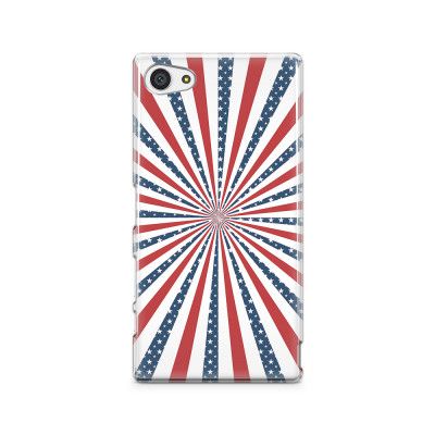 Skal till Sony Xperia Z5 Compact - USA Stripes