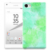 Skal till Sony Xperia Z5 Compact - Vattenfärg - Grön