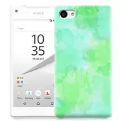 Skal till Sony Xperia Z5 Compact - Vattenfärg - Grön