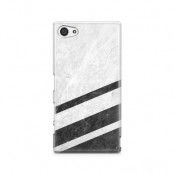 Skal till Sony Xperia Z5 Compact - White Striped Marble
