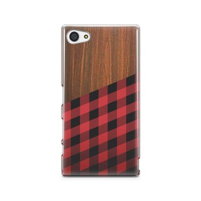 Skal till Sony Xperia Z5 Compact - Wooden Lumberjack B