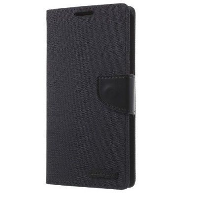 Mercury Canvas Plånboksfodral till Sony Xperia Z5 Premium - Svart