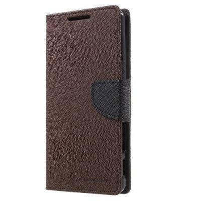 Mercury Fancy Plånboksfodral till Sony Xperia Z5 Premium - Brun