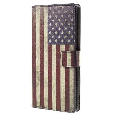 Plånboksfodral till Sony Xperia Z5 Premium - America