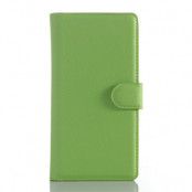 Plånboksfodral till Sony Xperia Z5 Premium - Grön