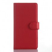 Plånboksfodral till Sony Xperia Z5 Premium - Röd
