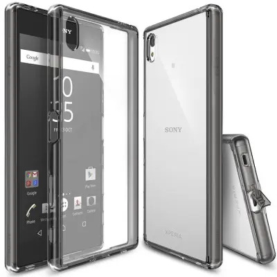 Ringke Fusion Shock Absorption Skal till Sony Xperia Z5 Premium - Grå