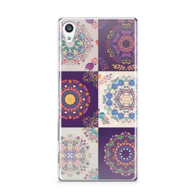 Skal till Sony Xperia Z5 Premium - Blommigt lapptäcke