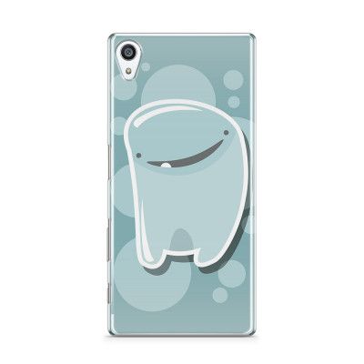 Skal till Sony Xperia Z5 Premium - Bubbelmonster - Blå