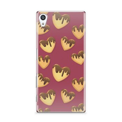 Skal till Sony Xperia Z5 Premium - Chokladhjärtan