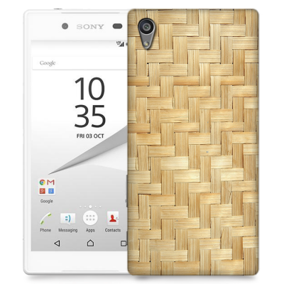 Skal till Sony Xperia Z5 Premium - Flätat trä