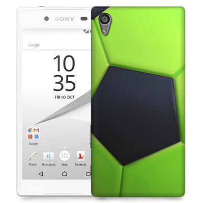 Skal till Sony Xperia Z5 Premium - Fotboll - Grön