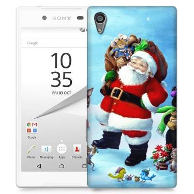 Skal till Sony Xperia Z5 Premium - Glad Jultomte